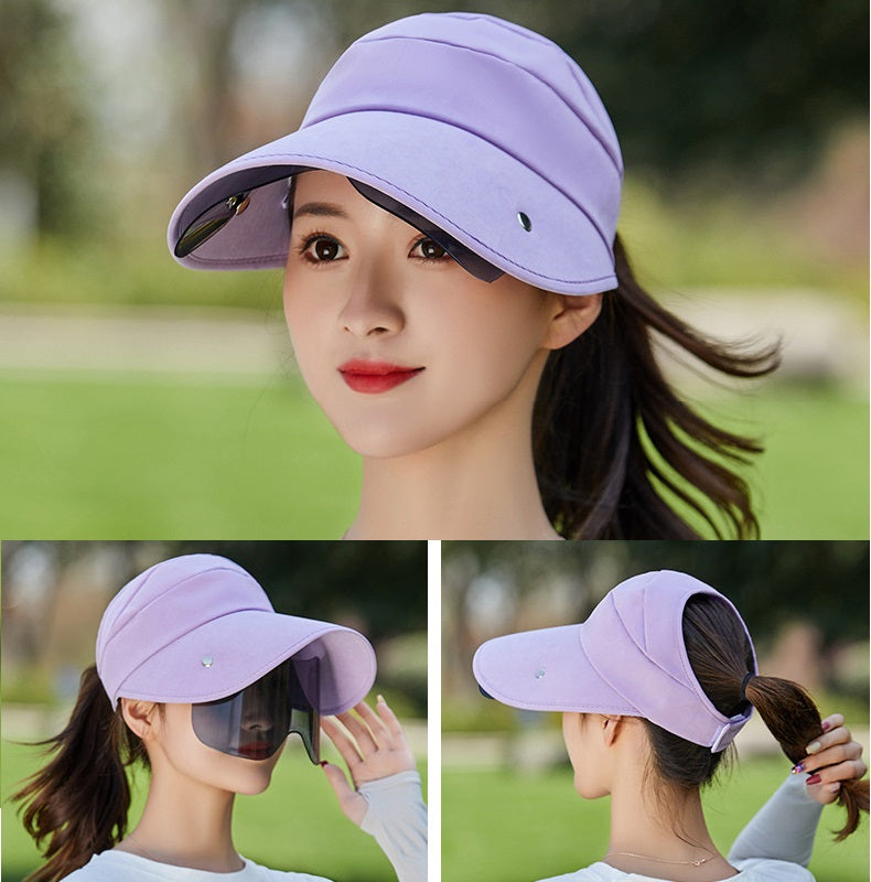 Women Summer Sun Protection Baseball Adjustable Cap Hat Unisex Golf UPF 50+ dealonline.co.nz