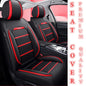 Car Seat Cover Faux Leather Cushion 5 Seater Full Set Front Rear Premium Quality dealonline.co.nz
