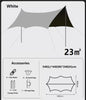 Camping Black-Glue Coating Canopy – Portable Beach & Outdoor Sun Shelter ECOTREK