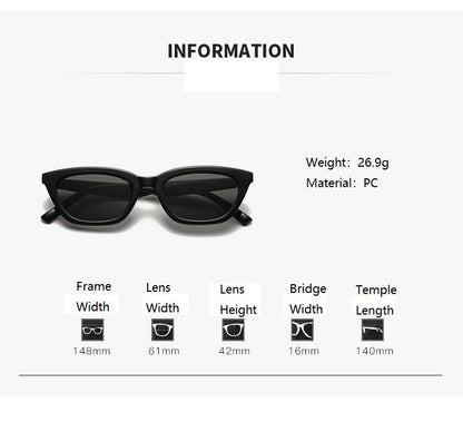 ECOTREK Cat Eye Sunglasses – Retro Fashion Small Frame Shades for Men & Women LX09-31 ECOTREK