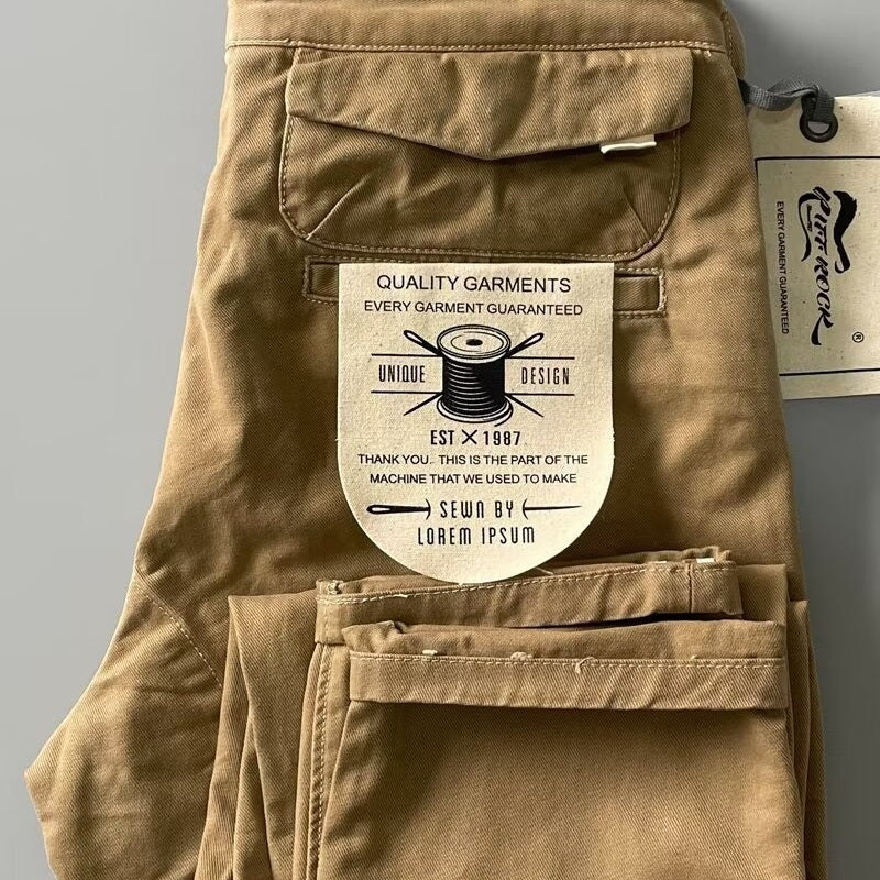 Men's Fashion Cotton Pants Khaki 32-38 dealonline.co.nz