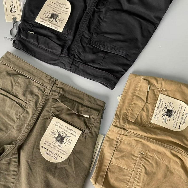 Men's Fashion Cotton Pants Black 32-38 dealonline.co.nz