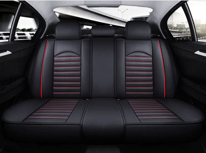 Car Seat Cover Faux Leather Cushion 5 Seater Full Set Front Rear Premium Quality dealonline.co.nz