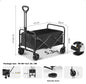 Foldable Wagon, Beach Cart Trolley ECOTREK