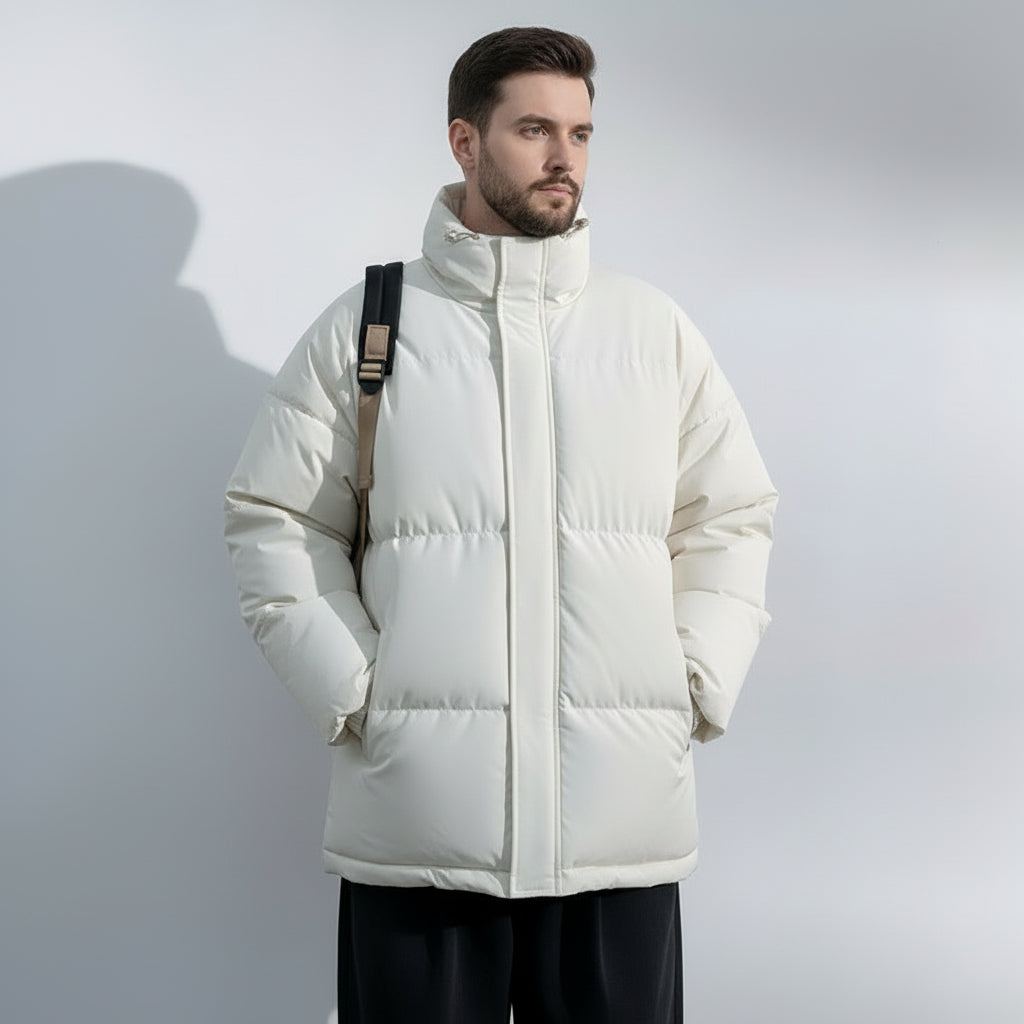 Men's Winter Jacket White XL - 4XL dealonline.co.nz
