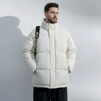 Men's Winter Jacket White XL - 4XL dealonline.co.nz