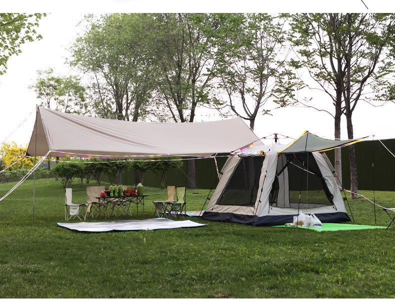 Square Sun Shade Sail – Waterproof Outdoor Canopy for Garden, Patio, and Parties ECOTREK