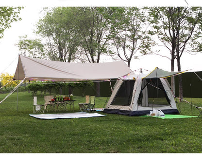 Square Sun Shade Sail – Waterproof Outdoor Canopy for Garden, Patio, and Parties ECOTREK