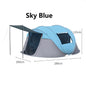 Portable Instant Pop-Up Boat-Shaped Tent SXBC7043 ECOTREK