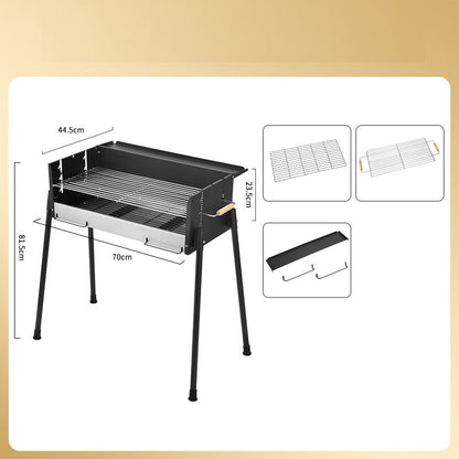 BBQ Grill Roast Stove Barbecue  Outdoor 3 Different Temperature dealonline.co.nz