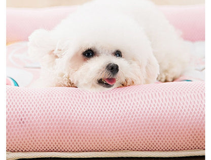 XL Soft Breathable Pet Lay Cooling Mat Pad Bed For Summer Dog Cat Pup dealonline.co.nz