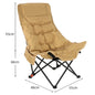 ECOTREK High-Back Padded Camping Chair – 3 Position Reclining Moon Chair ECOTREK