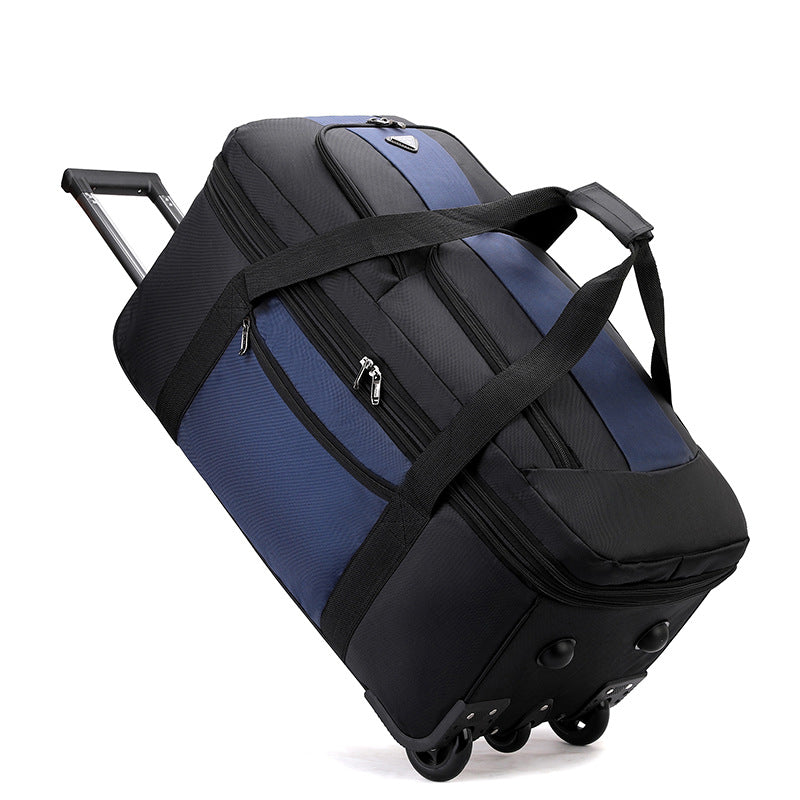 Expandable Rolling Checked-In Duffle Bag with Wheels