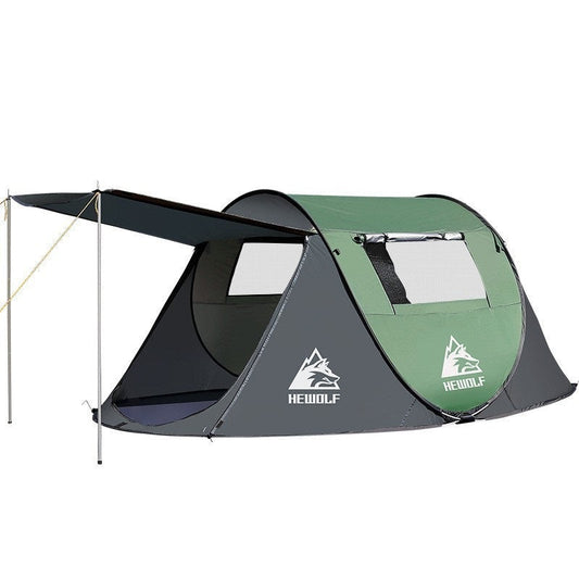Boat-Shaped Pop-Up Camping Tent Large 260(L) x 150 (W) x 105(H)cm ECOTREK