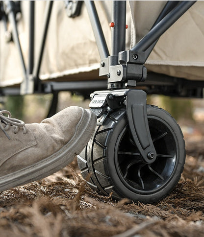 Heavy Duty Collapsible Trolley,Wagon Cart – Extra Large 260L, All-Terrain Wheels ECOTREK