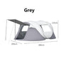 Portable Instant Pop-Up Boat-Shaped Tent SXBC7043 ECOTREK