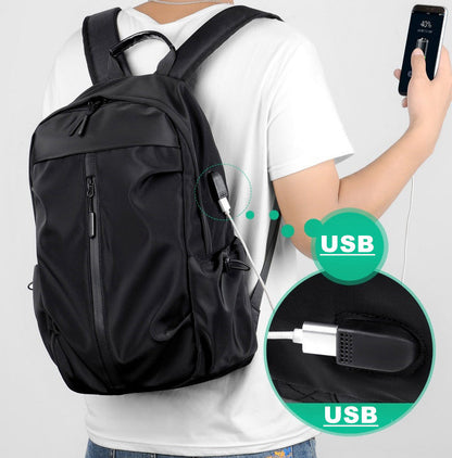 Travel Backpack Computer Bag USB Charging Water Resistant dealonline.co.nz