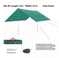 Square Sun Shade Sail – Waterproof Outdoor Canopy for Garden, Patio, and Parties ECOTREK