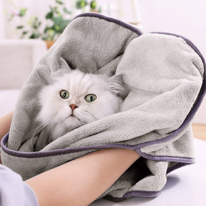 Pet Bath Towel Super Absorbent Pet Ultra Drying Towels dealonline.co.nz