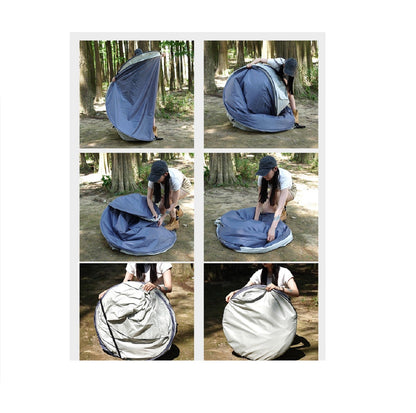 Portable Instant Pop-Up Boat-Shaped Tent SXBC7043 ECOTREK