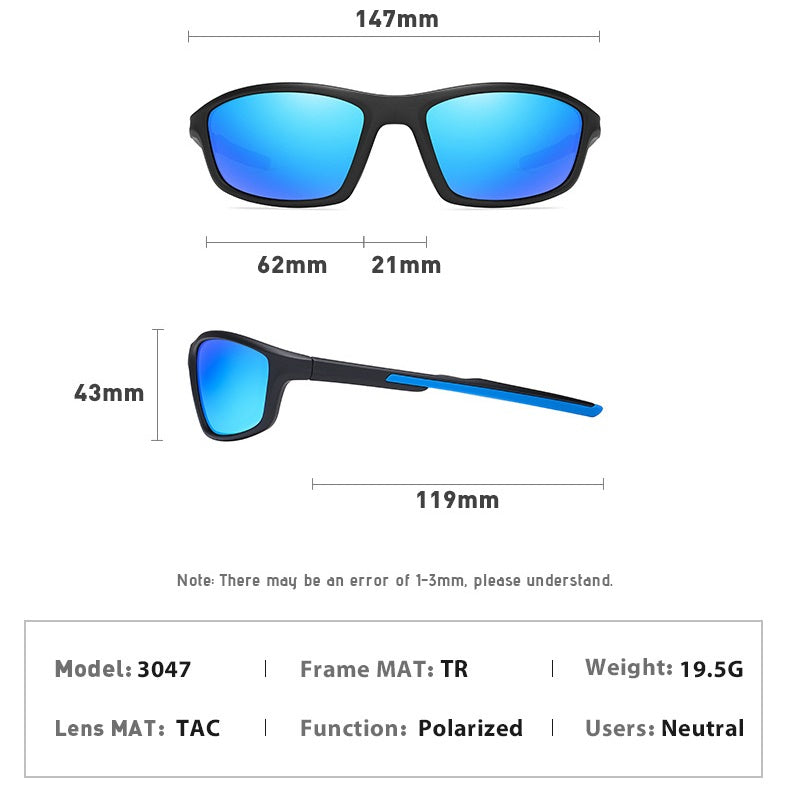 HD Polarized Lens Sunglasses Anti-Reflective Hydrophobic With Case dealonline.co.nz