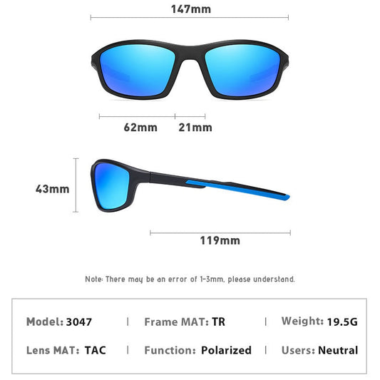 HD Polarized Lens Sunglasses Anti-Reflective Hydrophobic With Case dealonline.co.nz