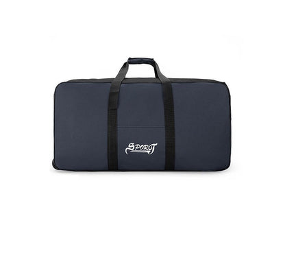 Large waterproof ECOTREK 120L travel storage bag with wheels, durable and spacious for travel and outdoor use.