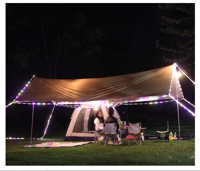 Square Sun Shade Sail – Waterproof Outdoor Canopy for Garden, Patio, and Parties ECOTREK