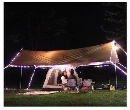 Square Sun Shade Sail – Waterproof Outdoor Canopy for Garden, Patio, and Parties ECOTREK