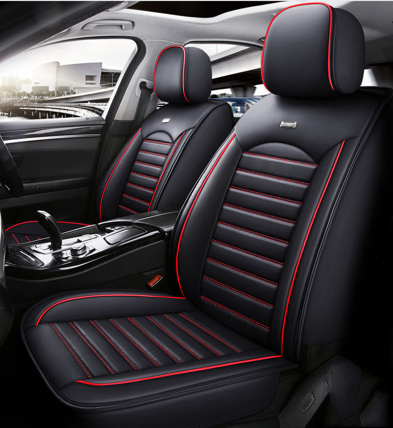 Car Seat Cover Faux Leather Cushion 5 Seater Full Set Front Rear Premium Quality dealonline.co.nz