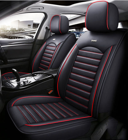 Car Seat Cover Faux Leather Cushion 5 Seater Full Set Front Rear Premium Quality dealonline.co.nz