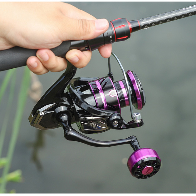 HE7000 Metal Spinning Fishing Reel Left/Right Retrieve 5.2:1 12 Ball Bearings dealonline.co.nz
