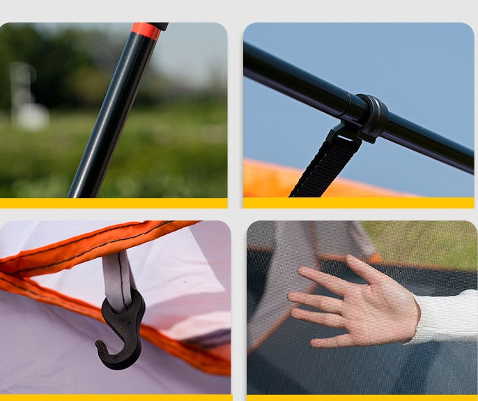 Family Tent –Double layers Waterproof-3 Size Two Colours Aavailable ECOTREK