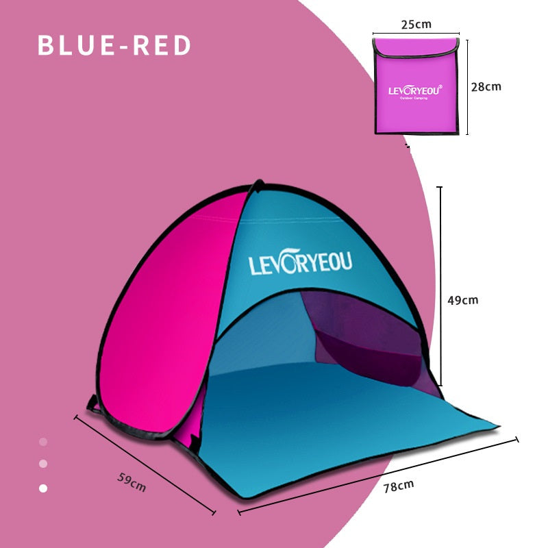 Mini Beach Sun Shade Canopy – Instant Pop-Up Tent ECOTREK