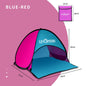 Mini Beach Sun Shade Canopy – Instant Pop-Up Tent ECOTREK