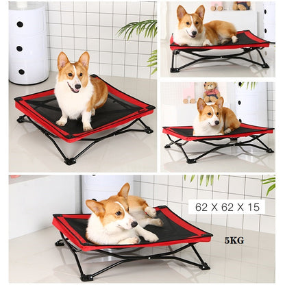 M Pet Bed Dog Cat Bed Mesh Elevated Raised Indoor Sleeping Cot dealonline.co.nz