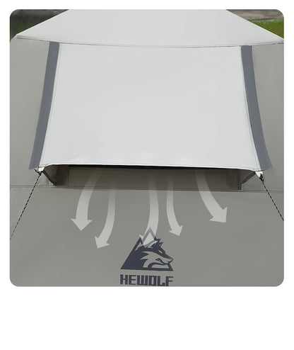 Portable Fully Automatic Waterproof Camping Tent with Canopy for All-Season ECOTREK