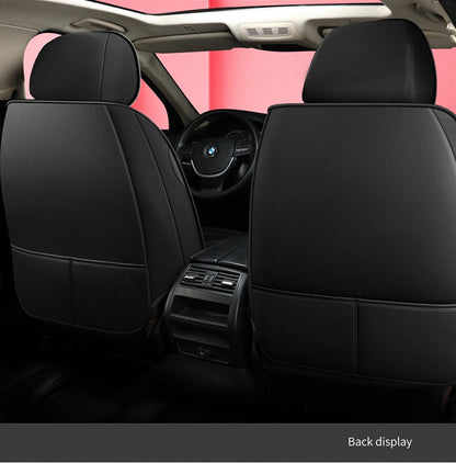 Car Seat Cover Faux Leather Cushion 5 Seater Full Set Front Rear Premium Quality dealonline.co.nz