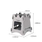 Widesea Portable Camping Wood Stove - Foldable Outdoor Cooking Stove for Camping & Hiking