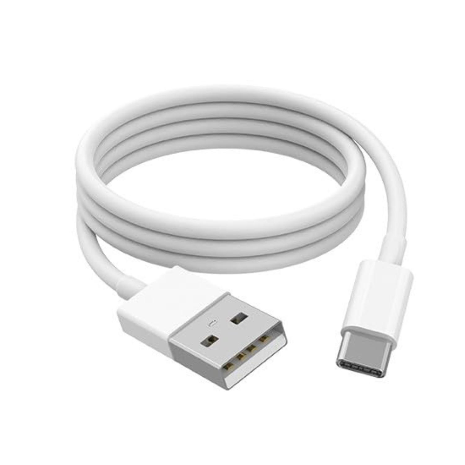 White 1m USB-A to USB-C charger cable for HTC phones by 9eight5, electronics accessory for charging and data transfer.