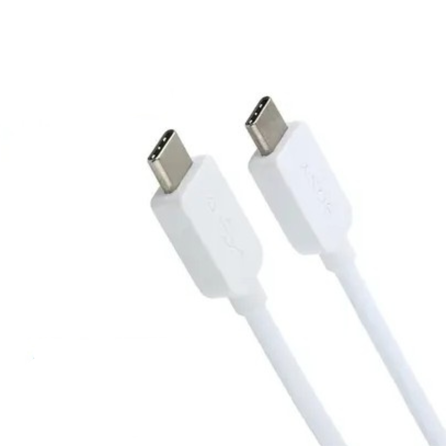 White 1m USB-C charger cable for Sony phones by 9eight5, featuring a durable design and standard USB-C connector for fast charging.