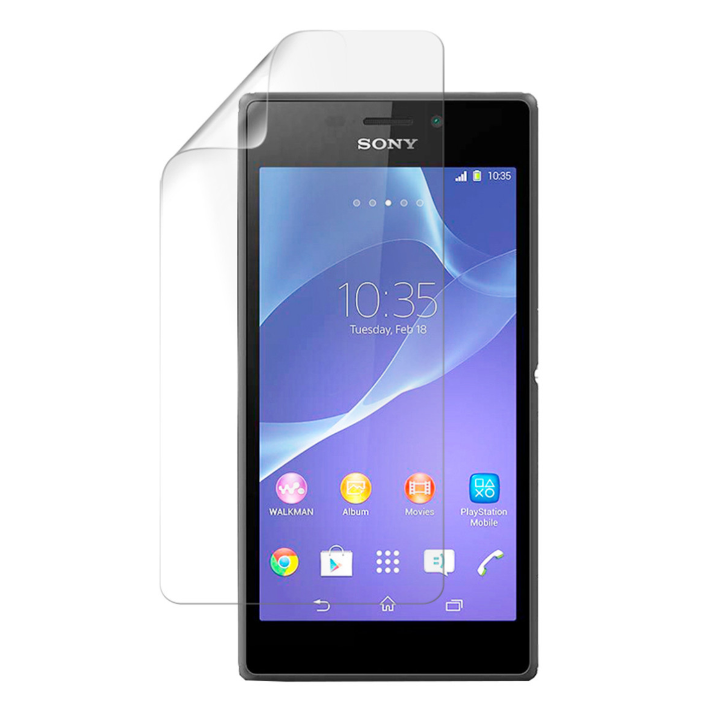 Hydrogel Screen Protector for Sony Xperia M2 Aqua (Pack of 2) 9eight5