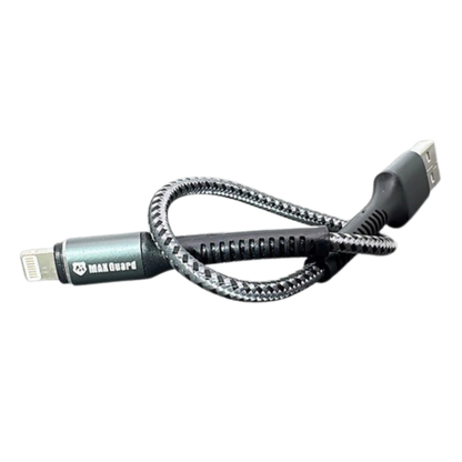 Maxguard 25cm USB-A to Lightning cable M40L