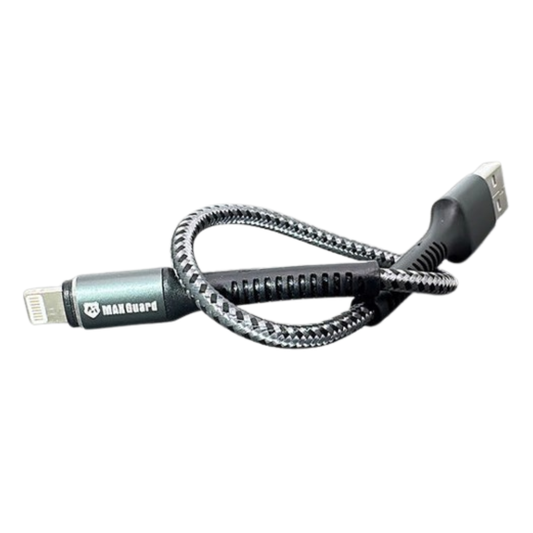 Maxguard 25cm USB-A to Lightning cable M40L
