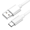 Charger Cable for Xiaomi Phones USB-A to USB-C (White) 1m