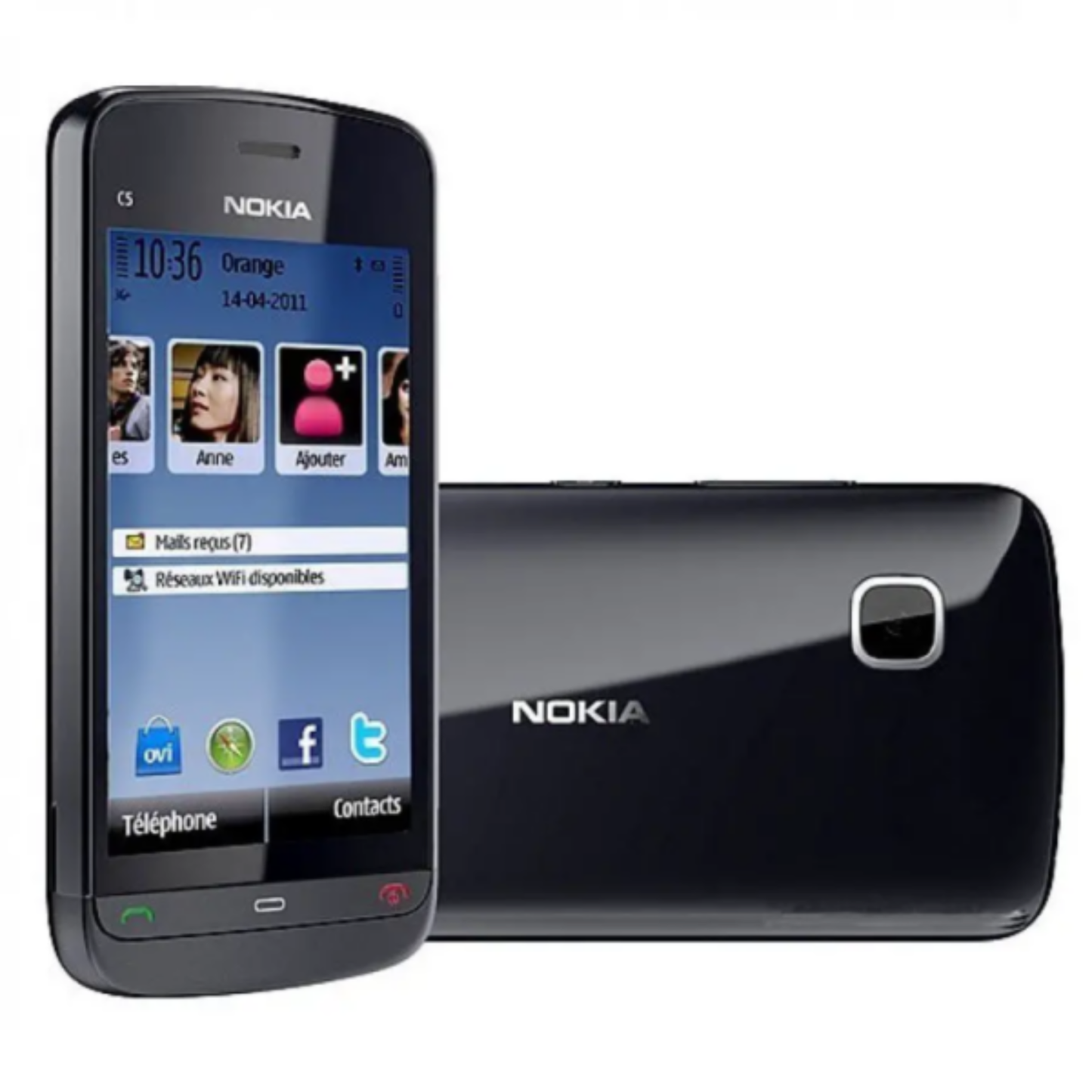Hydrogel Screen Protector for Nokia C5-06 (Pack of 2) 9eight5