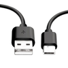 USB-A to USB-C Charger Cable for HTC Phones (Black) 1m