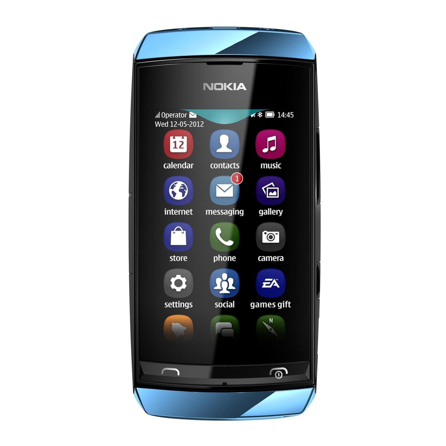 Hydrogel Screen Protector for Nokia Asha 306 (Pack of 2) 9eight5