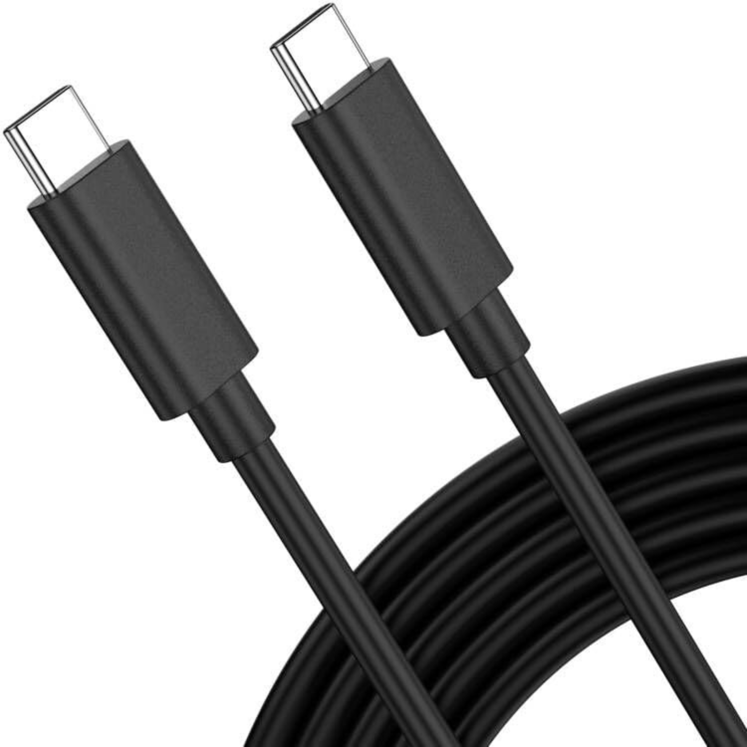 Black 1m USB-C to USB-C charger cable for Oppo phones, 9eight5 electronics accessory, compatible with Oppo device charging.
