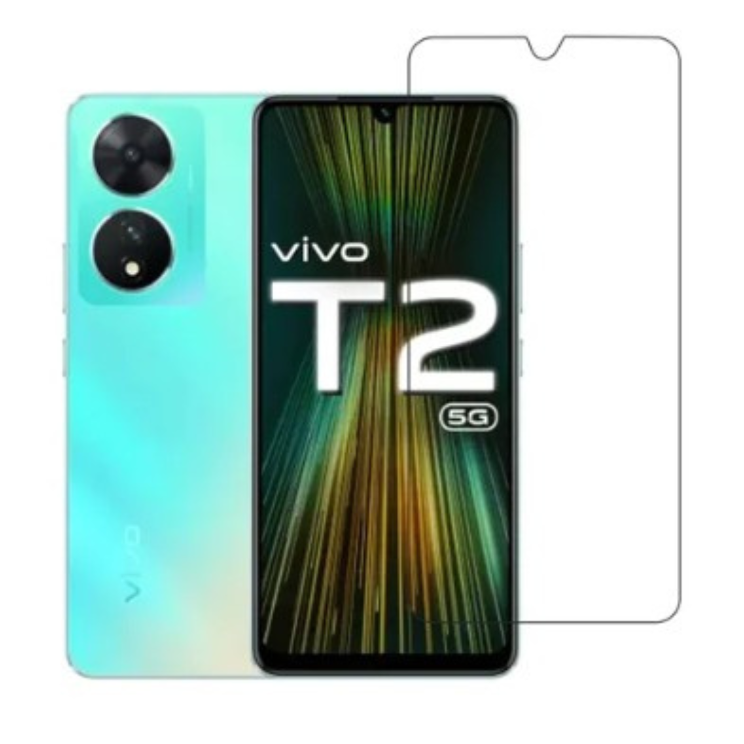 Hydrogel Screen Protector for Vivo T2 5G (Pack of 2) 9eight5